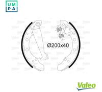 VALEO 562080 Brake Shoe Set