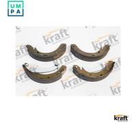 Brake shoes Rear Axle 6023450 KRAFT AUTOMOTIVE for PEUGEOT FIAT CITROËN