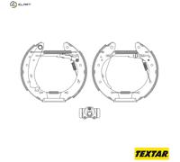 Brake shoes Pre-assembled 84053901 TEXTAR for RENAULT ESPACE Mk III