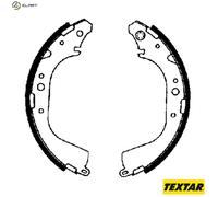Brake shoe set TEXTAR 91041500 for VW TARO 2.4 1989-1997