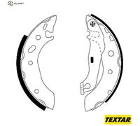 TEXTAR 91048800 Brake Shoe Set