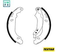 BRAKE SHOE SET 91053700 FOR RENAULT D7F720/710/722/746 1.1L 4cyl CLIO II