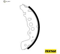TEXTAR 91057600 Brake Shoe Set