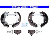 Brake Shoe Set ATE Fits CITROEN C15 42415T