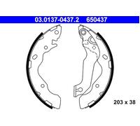 ATE 03.0137-0437.2 Brake Shoe Set