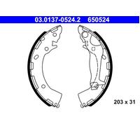 ATE 03.0137-0524.2 Brake Shoe Set