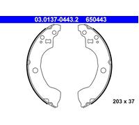 Brake Shoe Set ATE Fits NISSAN Almera II D4060-8M126