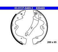 Brake Shoe Set ATE Fits NISSAN Cabstar Terrano II 44060-0X825
