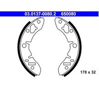 Brake Shoe Set ATE Fits ROVER AUSTIN INNOCENTI 100 Metro Mini 1000 GBS90834AF