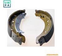 Brake shoes Rear Axle B120133 DENCKERMANN for SMART MITSUBISHI