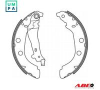BRAKE SHOE SET C0P027ABE FOR PEUGEOT DHW /DHX /DHY 1.9L L6A /LFZ /LFX 1.8L 4cyl