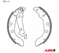 ABE C0P027ABE Brake Shoe Set