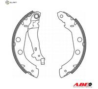 ABE C0R014ABE Brake Shoe Set