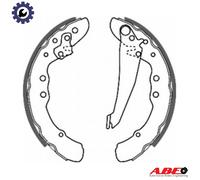 KRAFT 6020040 Brake Shoe Set