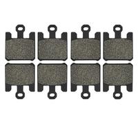 Brake Shoe Set For Kawasaki ZX6R ZX636 For Ninja ZX 636 2003-2007 ZX 6RR ZX 600 2003-2006 ZX10R ZX 1000 2004-2007 Motorcycle Front Rear Brake Pads(2 pairs Front)