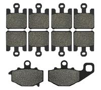 Brake Shoe Set For Kawasaki ZX6R ZX636 For Ninja ZX 636 2003-2007 ZX 6RR ZX 600 2003-2006 ZX10R ZX 1000 2004-2007 Motorcycle Front Rear Brake Pads(Front and Rear)