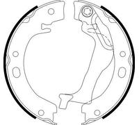 HELLA 8DA 355 050-741 Handbrake shoes