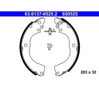 Brake Shoe Set For Peugeot ION Mitsubishi i Citroen C-ZERO 09-20 4600A335