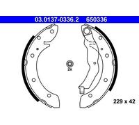 ATE 03.0137-0336.2 Brake Shoe Set