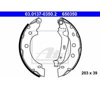 Brake Shoe Set for RENAULT NISSAN:KANGOO,KUBISTAR Van,KANGOO Rapid, 8671020704
