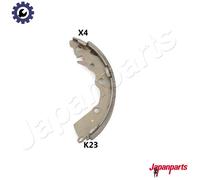 Brake shoes Rear Axle GF-K23AF JAPANPARTS for KIA PICANTO II PICANTO III