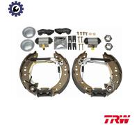 BRAKE SHOE SET GSK1063 FOR PEUGEOT CITROEN C3/Pluriel/II C2/ENTERPRISE 1.4L 4cyl