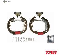 BRAKE SHOE SET GSK1152 FOR PEUGEOT TOYOTA CITROEN CFB /CFA 1.0L 3cyl 107 1.4L C1