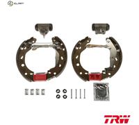 TRW Brake Shoe Set GSK1559 - Drum Brakes for Smart Cabrio (450) 0.6 2000-2004