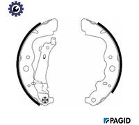 BRAKE SHOE SET H1693N FOR RENAULT CLIO/IV/Hatchback/Van/Grandtour CAPTUR ZOE