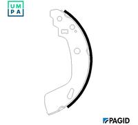 BRAKE SHOE SET H1829N FOR SUZUKI D13AA/AD13A 1.2L K12B 1.2L 4cyl SWIFT IV
