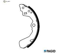 BRAKE SHOE SET H8620N FOR GEO SUZUKI LIANA/Hatchback SWIFT/II/III/Convertible