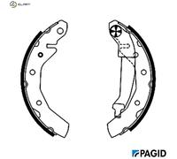 BRAKE SHOE SET H9015N FOR DAEWOO CHEVROLET F8CV 0.8L 3cyl MATIZLA2/LQ4 1.0L 3cyl