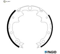 PAGID H9415N Brake Shoe Set
