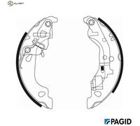 BRAKE SHOE SET H9565N FOR ZASTAVA FIAT PUNTO/Hatchback/Van 188 A4.000 1.2L 10