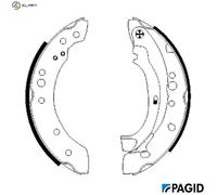 BRAKE SHOE SET H9580N FOR PEUGEOT CITROËN C3/Pluriel C2/ENTERPRISE KFU 1.4L 4cyl