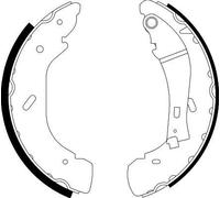 HELLA 8DB 355 001-961 Brake Shoe Set