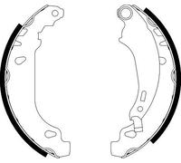 HELLA 8DB 355 002-261 Brake Shoe Set