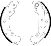 HELLA 8DB 355 002-411 Brake Shoe Set