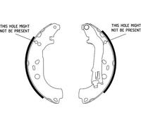 HELLA 8DB 355 002-781 Brake Shoe Set