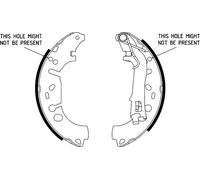 HELLA 8DB 355 002-971 Brake Shoe Set