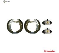 Brembo Brake Shoe Set for Citroen & Peugeot DS3, 207, C3 II, 207 SW - K61 086 / 424220-424244