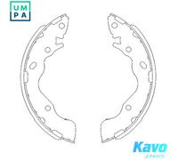 KAVO PARTS KBS-3402 Brake Shoe Set