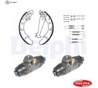 Delphi Brake Shoe Set KP850 – Rear Pre-assembled Drum Brakes