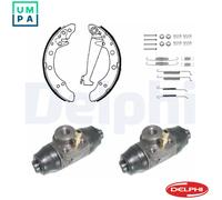 Delphi Brake Shoe Set KP850 – Rear Pre-assembled Drum Brakes