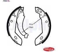 DELPHI LS1250 Brake Shoe Set