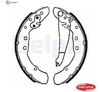 BRAKE SHOE SET LS1655 FOR VW AGG/AKR/ABA/ADY/2E 2.0L PB/PF/ABS/ACC/ADD 1.8L 4cyl