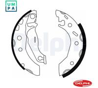Brake Shoe Set Delphi LS1728 Fits Ford Mazda Escort Escort Classic Fiesta