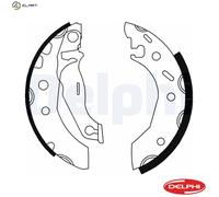 Brake Shoe Set Delphi LS1728 Fits Ford Mazda Escort Escort Classic Fiesta