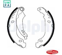Rear Brake Shoe Set Delphi LS1848 Fits Peugeot 206+ 206 206 Van Braking System