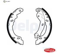 BRAKE SHOE SET LS1971 FOR FIAT 500/C PANDA/Hatchback/Van/CLASSIC FORDFP4 1.2L